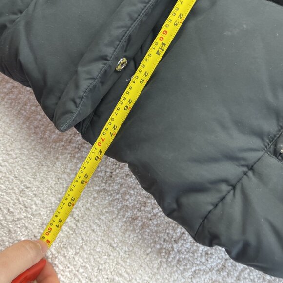 Tommy Hilfiger Black Down Quilted Puffer Jacket Full Zip Women Sz Small Read - Picture 8 of 13